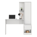 Ver imagem 4 de Escrivaninha para Escritorio com 1 Armário Office Morada Demóbile:Branco