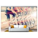 Ver imagem 1 de Papel De Parede Academia Treino Bicicleta 3D Aca07