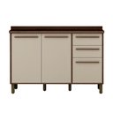 Ver imagem 2 de Balcão 120 cm 3 Portas 2 Gavetas Salvador