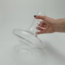 Ver imagem 3 de Decanter Licoreira de Vidro 1,1L Transparente 18x18x18cm Whisky Vinho Bar