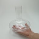 Ver imagem 2 de Decanter Licoreira de Vidro 1,1L Transparente 18x18x18cm Whisky Vinho Bar