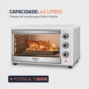 Ver imagem 6 de Forno Elétrico 42l Family Ii Mondial Branco Inox Fr 42w 220v/60hz