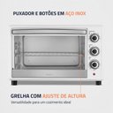 Ver imagem 3 de Forno Elétrico 42l Family Ii Mondial Branco Inox Fr 42w 220v/60hz