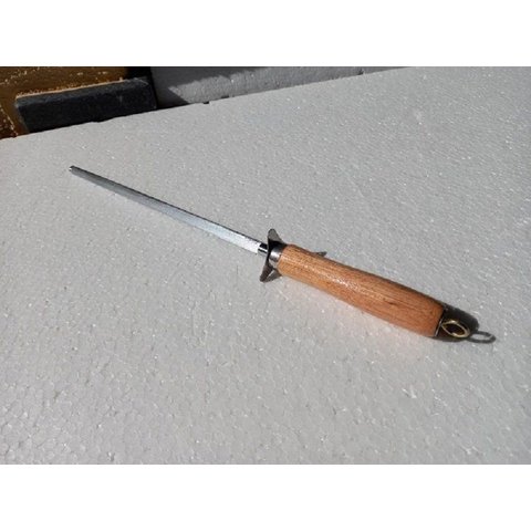 Chaira Profissional Cabo Madeira 3/8"X10" Estriada