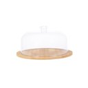 Ver imagem 2 de Boleira em Bamboo com Tampa Transparente Mor