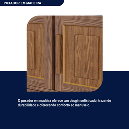 Guarda-Roupa Solteiro 1 Espelho 6 Portas e Cabideiros  - 9