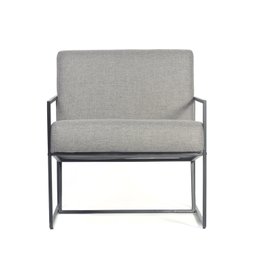 Poltrona Industrial, Decorativa, Sala e Recepção - Kit 2 - Poltrona Flow Linho Cinza - 5