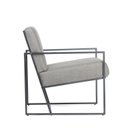 Ver imagem 6 de Poltrona Industrial, Decorativa, Sala e Recepção - Kit 2 - Poltrona Flow Linho Cinza