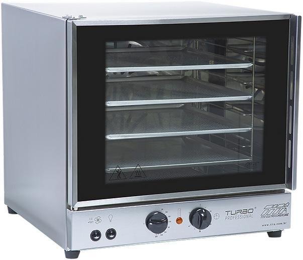 Forno Profissional Elétrico 4 Bandejas Fetp-4, 220v 3040w