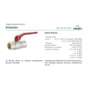 Ver imagem 2 de Válvula Esfera F/F Alavanca em Alumínio 3" Polegada Techno E