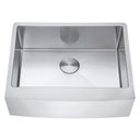 Ver imagem 1 de Kit Cuba Farmhouse Aço Inox 1mm Escovado Sa105-pp 65,3x51,4x22,8cm + Válvula com Cesto Aço Inox Esco