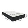 Cama Box Casal Colchão Molas Ensacadas Gazin 138x188cm Branco/Preto - Suporta até 120kg por - 4