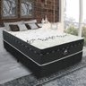 Cama Box Casal Colchão Molas Ensacadas Gazin 138x188cm Branco/Preto - Suporta até 120kg por - 1