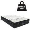 Cama Box Casal Colchão Molas Ensacadas Gazin 138x188cm Branco/Preto - Suporta até 120kg por - 6