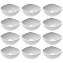 Ver imagem 1 de 12 Potes de Sobremesa Doces Branco Avulso 265ml Plástico Trio Crippa Tigela Unitária