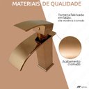 Ver imagem 3 de Torneira Misturador Monocomando Baixa de Banheiro Lavabo Bronze - Tubrax