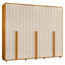 Ver imagem 1 de Guarda Roupa Casal 278cm com 6 Portas Zac Off/cinamomo Z10 - Mpozenato