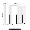 Ver imagem 4 de Guarda Roupa Casal 278cm com 6 Portas Zac Off/cinamomo Z10 - Mpozenato