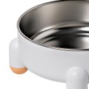 Ver imagem 5 de Comedourdo Elevado Cachorro Gato Cao Animal de Estimaçao Raçao Tigela Removivel Grande Capacidade Fa