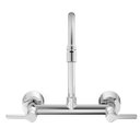 Ver imagem 4 de Misturador para Cozinha de Parede Externo com Bica Móvel e Arejador Articulado Lix Cromado Celite Có