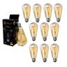 Kit 10 Lâmpada Retrô Decorativa Vintage Filamento de Carbono 4w 127v 220v St64 - 1