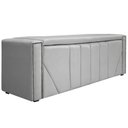Ver imagem 6 de Cabeceira E Baú Queen 160Cm p/Cama Box - Adj Decor Branco