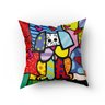Conjunto de 4 Almofadas Decorativas Romero Brito:40 x 40 cm - 6
