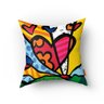 Conjunto de 4 Almofadas Decorativas Romero Brito:40 x 40 cm - 4