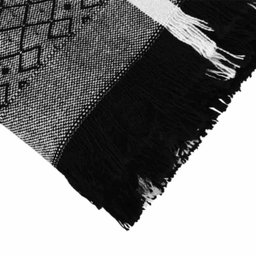 Manta sofa soft 140x170 Bali 04 Preto Comercial Textil 32481 - 5