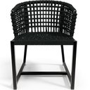 Ver imagem 6 de Kit 02 Cadeiras Decorativas Para Área Gourmet Cozinha Corda Náutica Belize D04 Preto - Lyam Decor