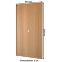 Ver imagem 4 de Painel para Tv até 60 Polegadas Home Ripado Nature Fosco - Panorama Móveis