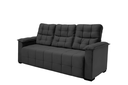 Ver imagem 2 de Sofá 03 Lugares Elegance Plus Sofisticato - Preto