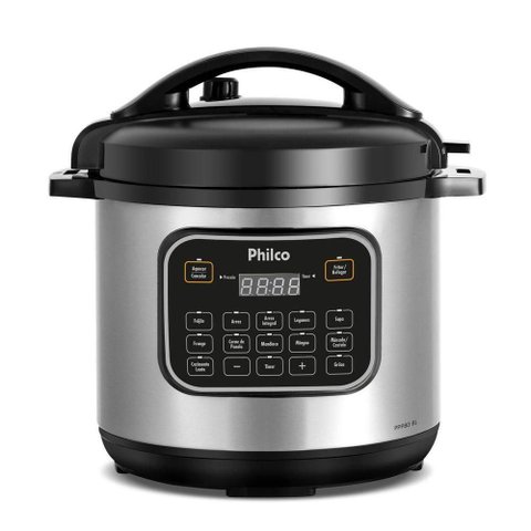 Panela de Pressão Multifuncional Philco 8L PPP80 12 Funções 220V
