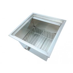 Caixa de gordura inox 40x40x30cm – Construinox - 2