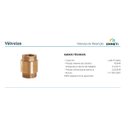 Ver imagem 2 de Válvula De Retenção Vertical 1 Pn10 - Fiv - Emmeti