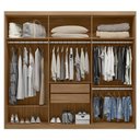 Ver imagem 4 de Guarda Roupa Casal Ambiente Dalila 32211 Amendola Off White Flex - Demóbile