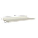 Ver imagem 7 de Cozinha Compacta Modulada 6 Portas 3 Gavetas 100% MDF 2 Tampos Sevilha Branco/Artico