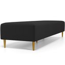 Ver imagem 6 de Kit 02 Puffs Decorativo Sala de Estar Bali W01 Pés Palito 170x60cm Bouclê Preto - Lyam Decor
