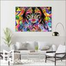 Quadro Leão Colorido Decor&Quadros NAT064 - 1