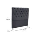 Ver imagem 2 de Cabeceira Cama Box Estofada King King Embaixatriz Plus Suede Bege - Simbal