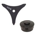 Ver imagem 6 de Roçadeira Podador de Grama a Gasolina Tekna Rl520p-i 52cc + Kit com Carretel, Faca P/ Mato e Serra V