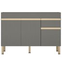 Ver imagem 1 de Balcao para Pia 3 Portas 1 Gaveta 120 Cm Line Gris Ktp