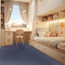 Ver imagem 4 de Carpete para Forração Quarto Infantil Forro Festa Venda M² Azul Noite Mescla