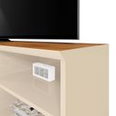 Ver imagem 7 de Rack para TV até 75 Polegadas 183cm Campinas Bege Off White/Canela