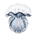 Ver imagem 1 de Vaso Lyor Italy de Vidro Azul 13,5cm x 11cm x 14cm