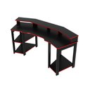 Ver imagem 4 de Mesa Gamer Multimóveis CR25062 Preta/Vermelha