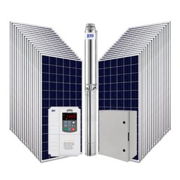 Kit Bomba Submersa Energia Solar Irrigação 5.5CV 76800L/d - 1