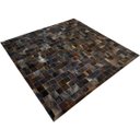 Ver imagem 2 de Tapete de Couro Marrom Exótico Escuro 2,00x2,00 C/b Pç 10x10