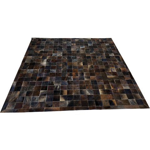Tapete de Couro Marrom Exótico Escuro 2,00x2,00 C/b Pç 10x10