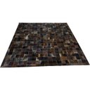 Ver imagem 1 de Tapete de Couro Marrom Exótico Escuro 2,00x2,00 C/b Pç 10x10